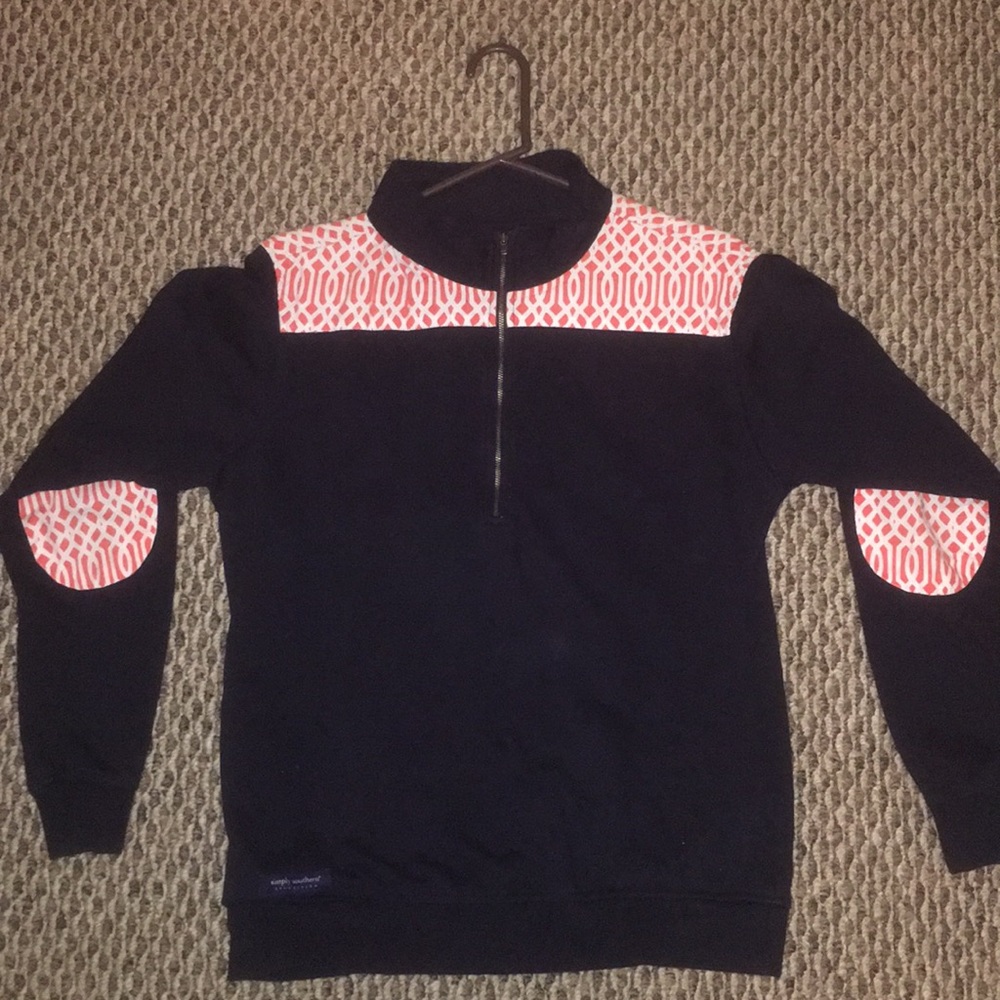 Simply southern navy pullover